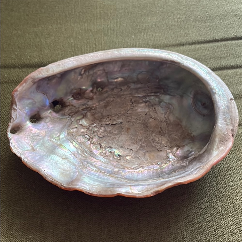 Silver Ceramic Art Piece with Iridescent Finish